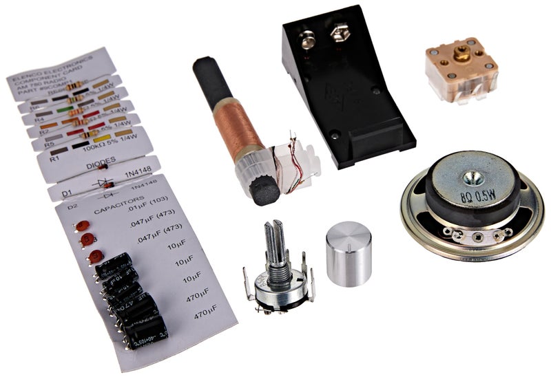 Elenco Two IC AM Radio Kit | Solder | Great STEM Project | SOLDERING REQUIRED - Image 2